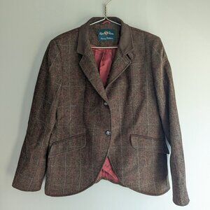 Moss & Bay Brown Tweed Blazer Jacket - Women’s